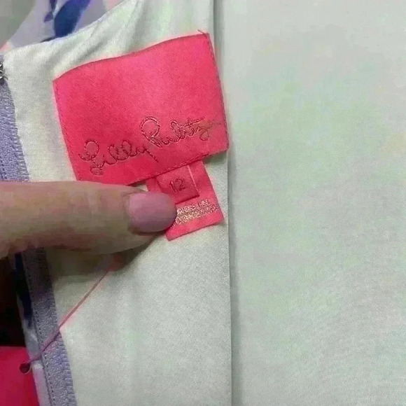 NWT Lilly Pulitzer Sz 12 Cathy Dress in Trunks In The Air Item# 7Z - Picture 8 of 11